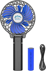 HandFan Ventilador de Mano Plegable Mini Ventilador eléctrico