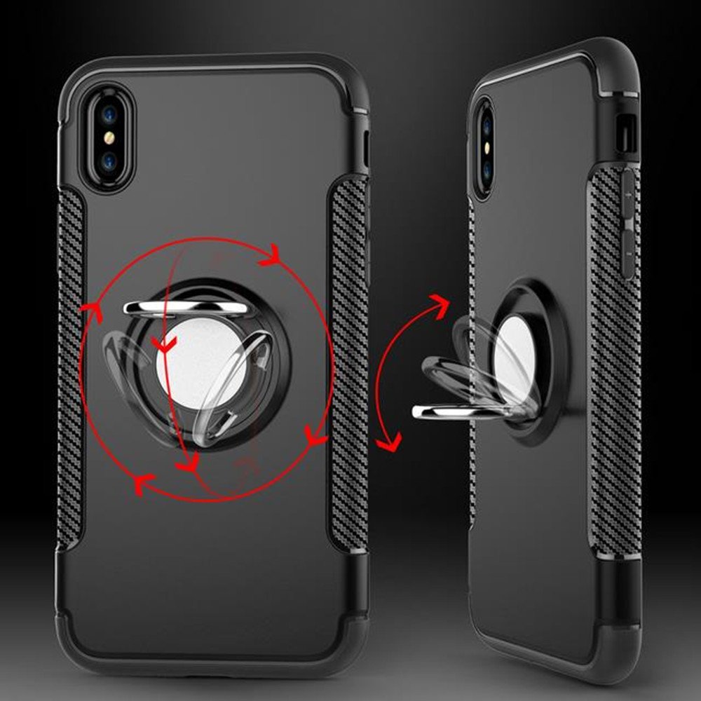 IPhone X Car Phone Stand Case,Inspirationc 2 In 1 Shockproof