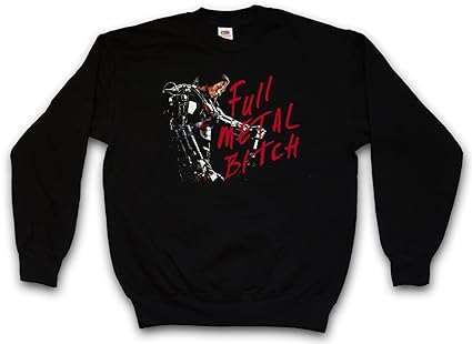 FULL METAL BITCH SWEATSHIRT PULLOVER - Movie Cruise Film Edge Of Tomorrow T-Shirt Größen S - 3XL