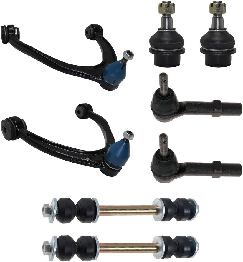 8Piece Front Suspension Kit (2) Front Upper Control Arm