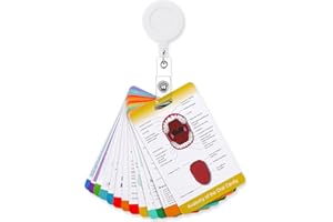 Janlaugh 13 Pieces Dental Hygiene Reference Study Cards Bulk Dental Hygiene Student Must Haves for Hygienists Assistant Future Rdh Bundle Accessories