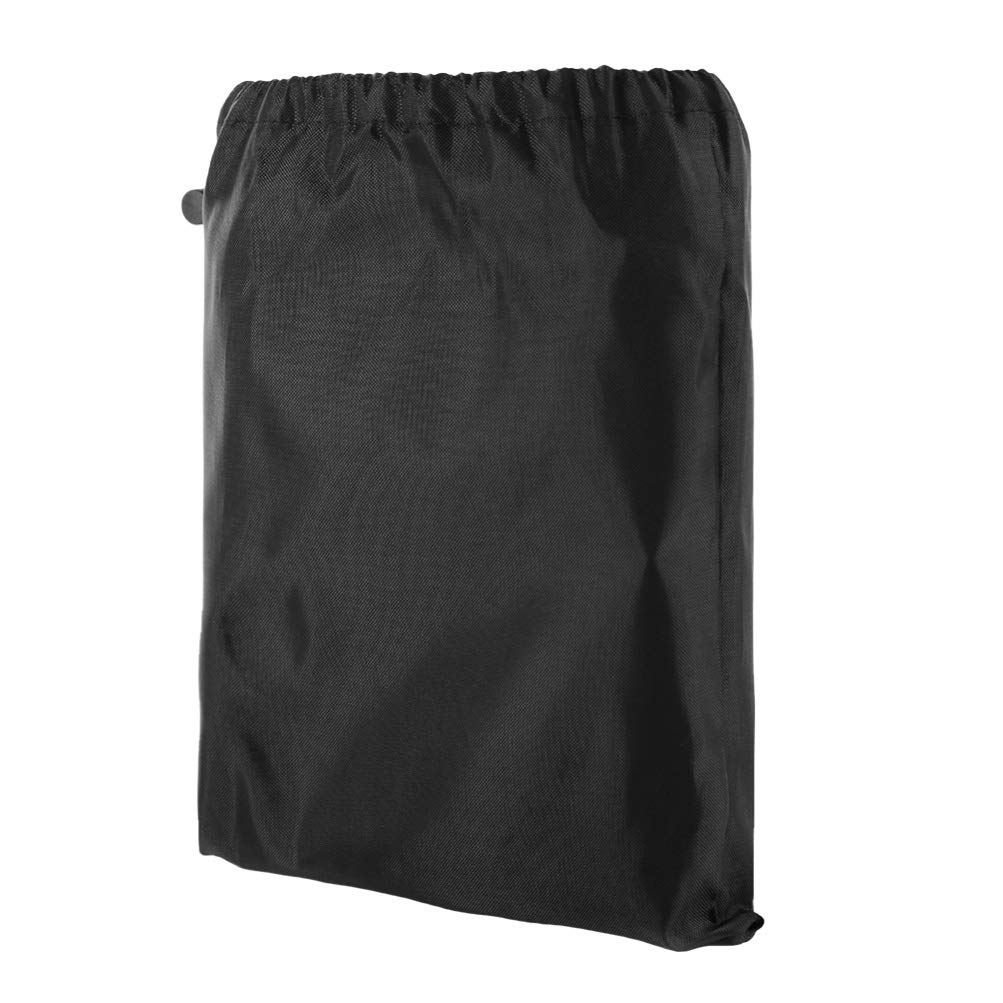 YARNOW Lawn Tractor Leaf Bag Oxford Opening Garden Lawn Mower Drawstring Leaf Bag Heavy Duty for Leaf Cleaning Black