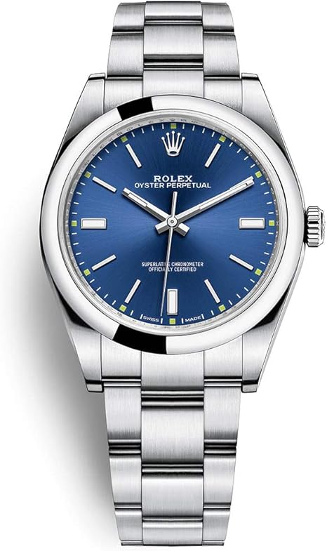 Rolex Oyster Perpetual 39 Stainless Steel/Oyster Bracelet / 114300-0003 / Blue Dial