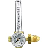 VICTOR Flowmeter Regulator for Argon, Argon/CO2 and Helium. For TIG and MIG Welders, Model: GRF400-580