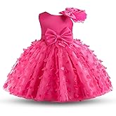 NNJXD Baby Girl Birthday Party Dress Tutu Toddler Girl Pageant Ball Gown