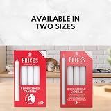 Price's Unscented Household Candles 5 Pack 5 Hour Burn Premium White Wax view 5