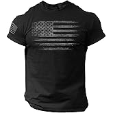 Rogue Style Distressed American Flag Men T Shirt – USA