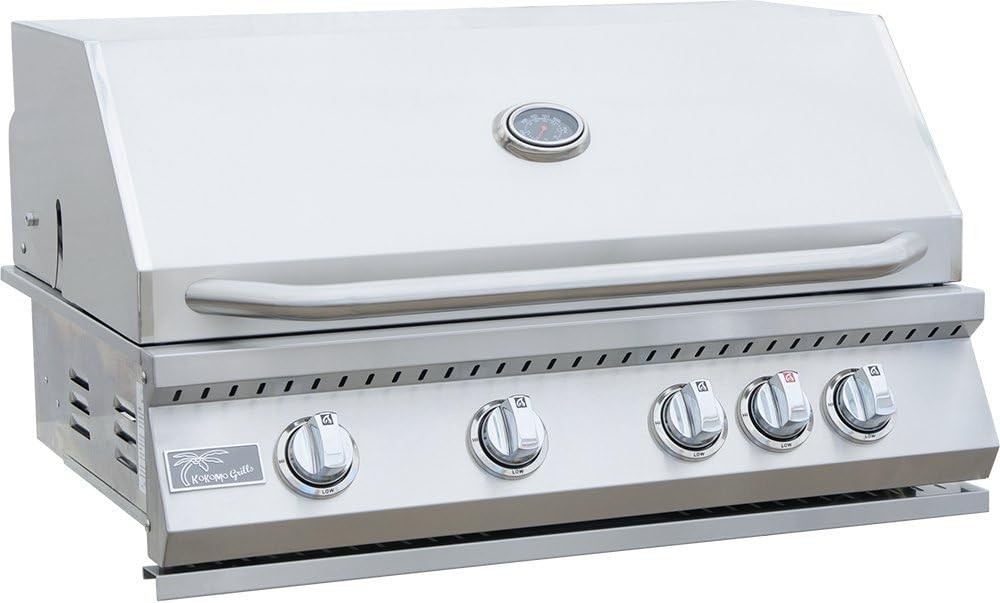 review KoKoMo Grills 4 Burner Built In Liquid Propane Grill