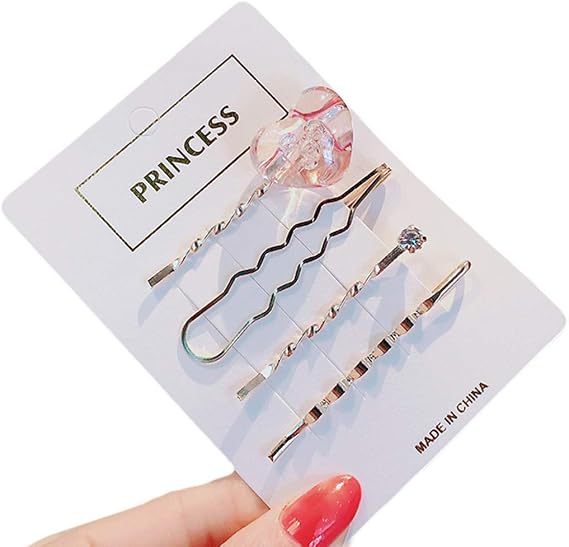 Amazon Co Jp Kleinrv 髪留め かみどめ ヘアピ 前髪クリップ ヘアクリップ 可愛い 髪飾り レディース 3個 セット 軽量 通勤 通学 人気 優雅 精緻 快適 プレゼント スクラブ 贅沢カラフル フラッシュ Kleinrv 服 ファッション小物