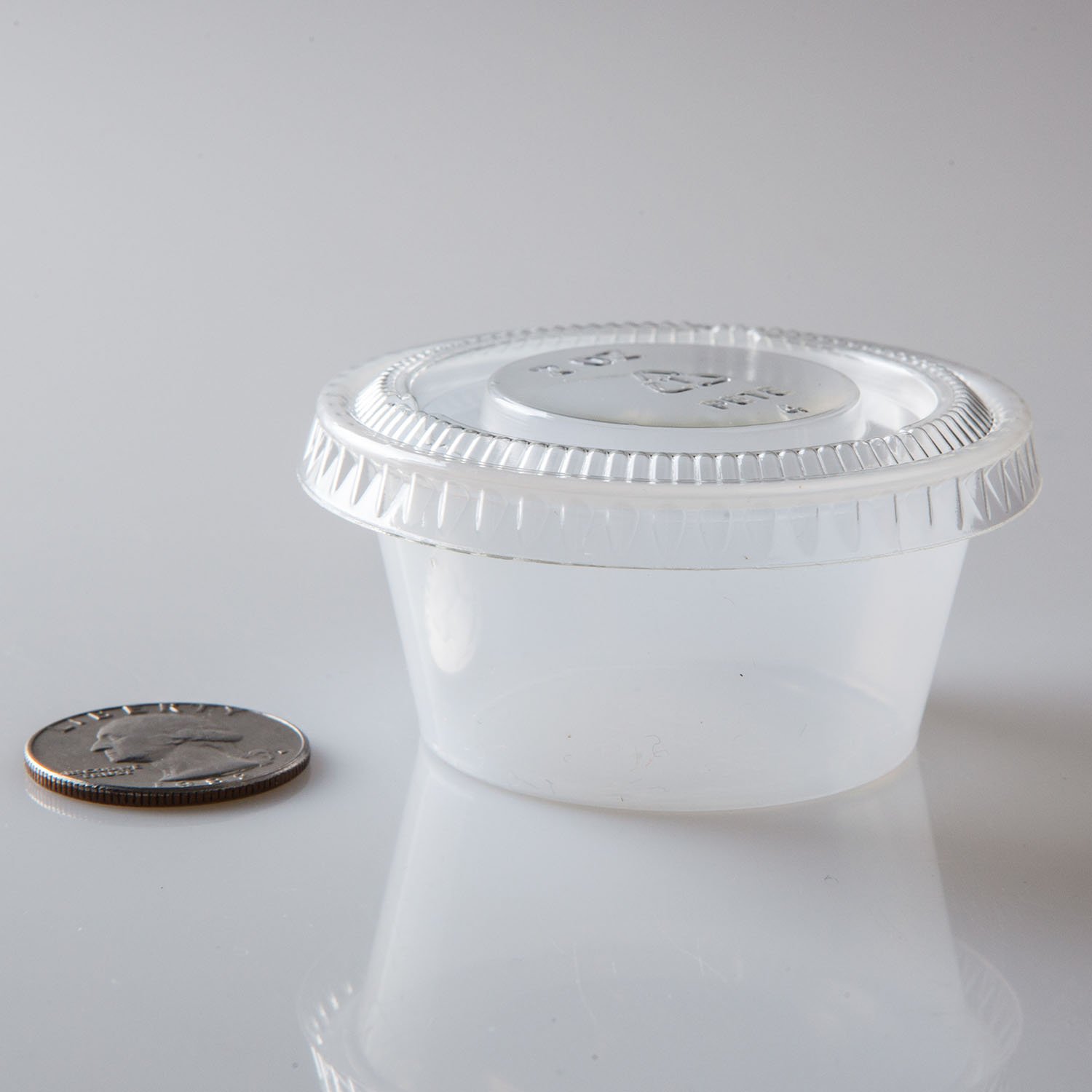 TashiBox Plastic Jello Shot Cups with Lids, 2Ounce, 200 Sets