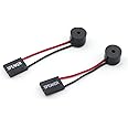 MEETOOT 2pcs PC Motherboard Mini Speaker Desktop Computer Case DIY Internal Code Mini Plug Beep Alarm Buzzer