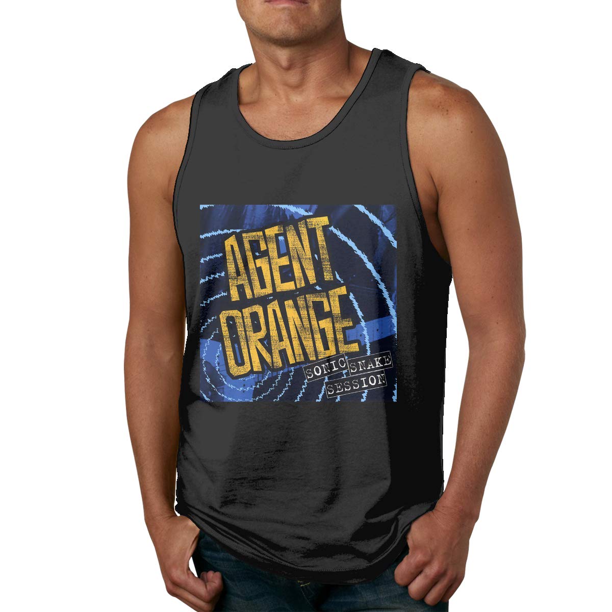 Sodom Agent Orange Comfort Ness Sleeveless Tank T Shirt