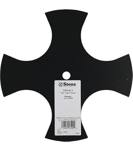 Edge 40 Confezione 2 Lame Oregon 40-843 Per Tagliabordi: Misura 9 X 1/2 X 0.090 Pollici, Forma A Stella Lame Oregon 40-843 9x1/2x0.090 Pollici Stella Per Rifinitore - Foto 12