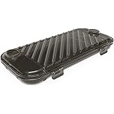 Savage Raven by Skull & Co. Simple Case: Slim Plastic Carrying Box for Nintendo Switch 2, Protective Case Full Protection and Hard-Shell - Smoky Black
