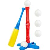 Little Tikes T-Ball Set, Red, 5 Balls, for Toddlers Ages 18+ Months &ndash; Amazon Exclusive