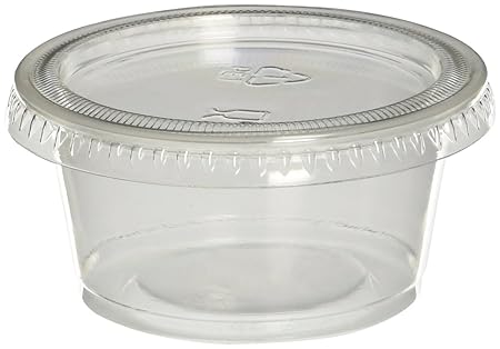 clear round plastic containers with lids
