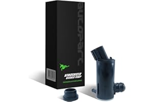 tostmolt 1pc New 12V Front Windshield Washer Fluid Pump Motor w/Rubber Grommet Compatible With Azera Genesis Coupe Sonata Optima Forte Koup Elantra Accent Rio Spectra Sedan Santa Fe Without Rear Wiper