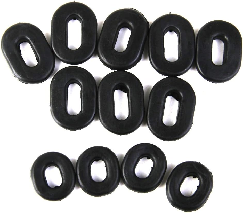 24pcs Rubber Grommet Single Side Panel Fairing Washer for Honda Motorcycle Great Replacement
