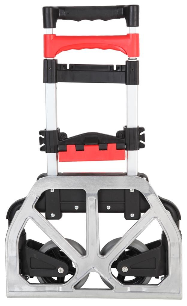 DURATOOL D03178 Folding Sack Truck with Basket Catcher System, 68kg