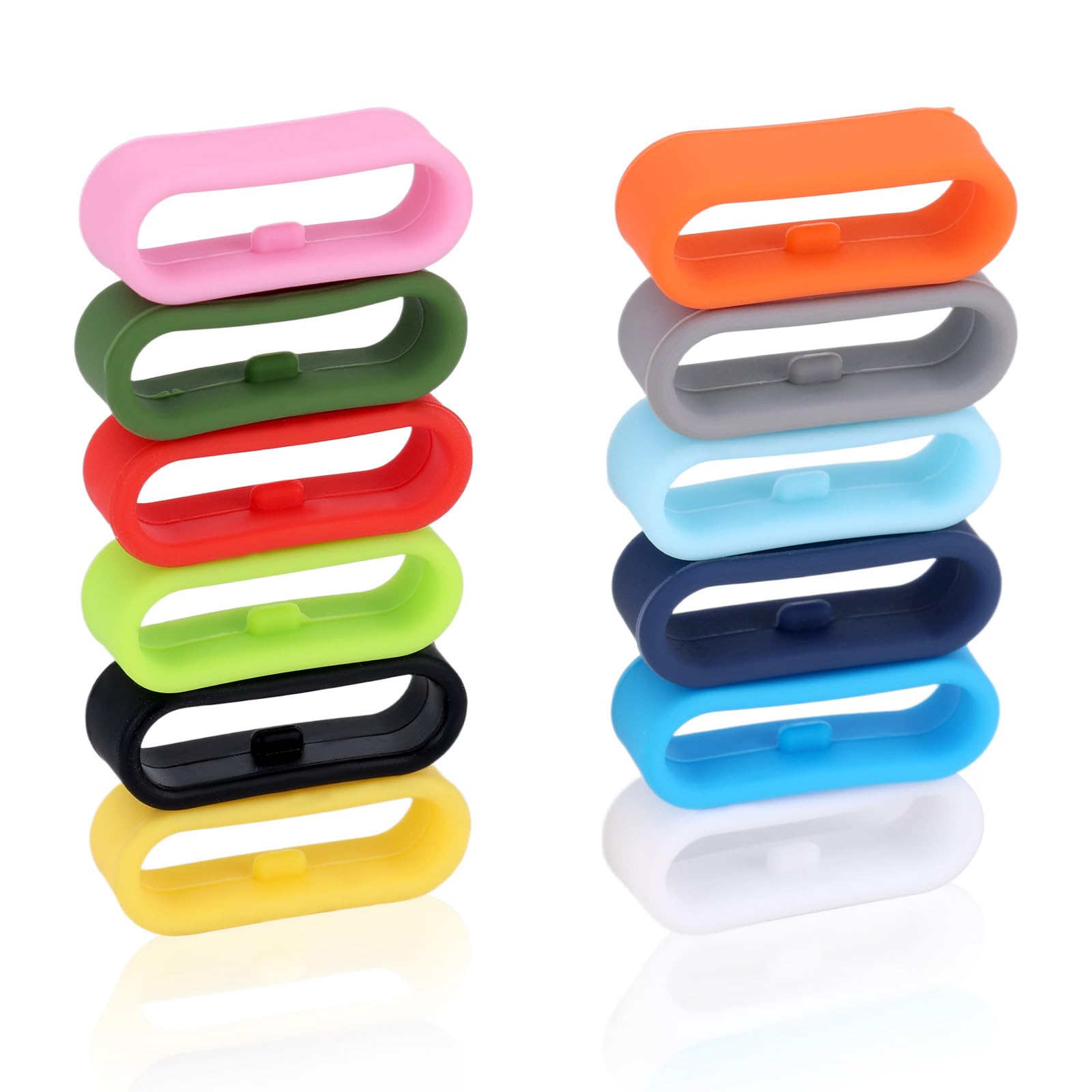 Tinoaly Silicone Fastener Rings for Magic Band Plus and 2.0, Secure Clips