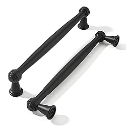 khtumeware 2 Pack 6-1/4 Inch(160mm) Matte Black