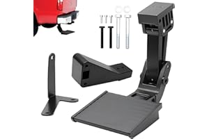 ASDJAKZP Bed Step, Swing Out Bed Corner Step for Truck with Dual Exhaust, Compatible with 2014-2025 Dodge Ram 1500 2500 3500 