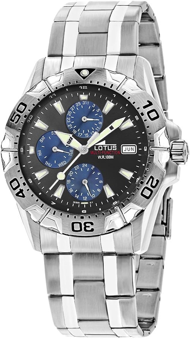 Precio Lotus Reloj Cronógrafo para Hombres de Cuarzo con Correa en Acero Inoxidable 15301/7