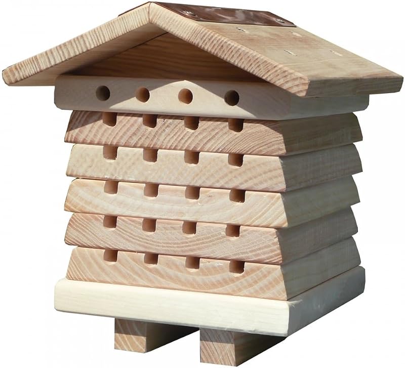 Wildlife World Solitary Bee Hive with Cleaning Brush