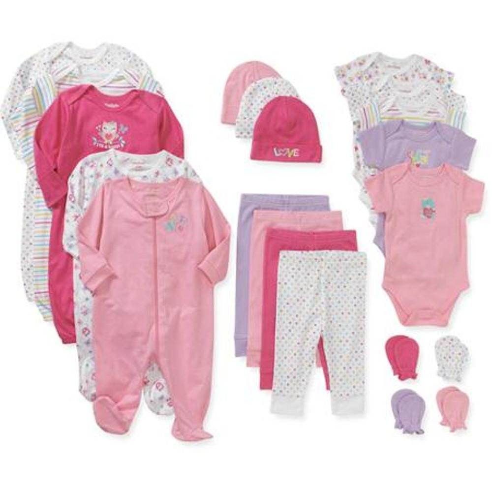Pajamas Walmart Pijamas de barbie-clothes-layette-set-boutique-style-outfits-gerber-baby