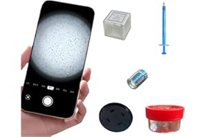 DSNMYO Sperm Phone Observation Magnifier Lens Kit at Home, Magnifying Glass That can be Used 100 Times, Quick Observation Sperm Concentration, Vitality, and Quantity (Suitable for iPhone/Android)