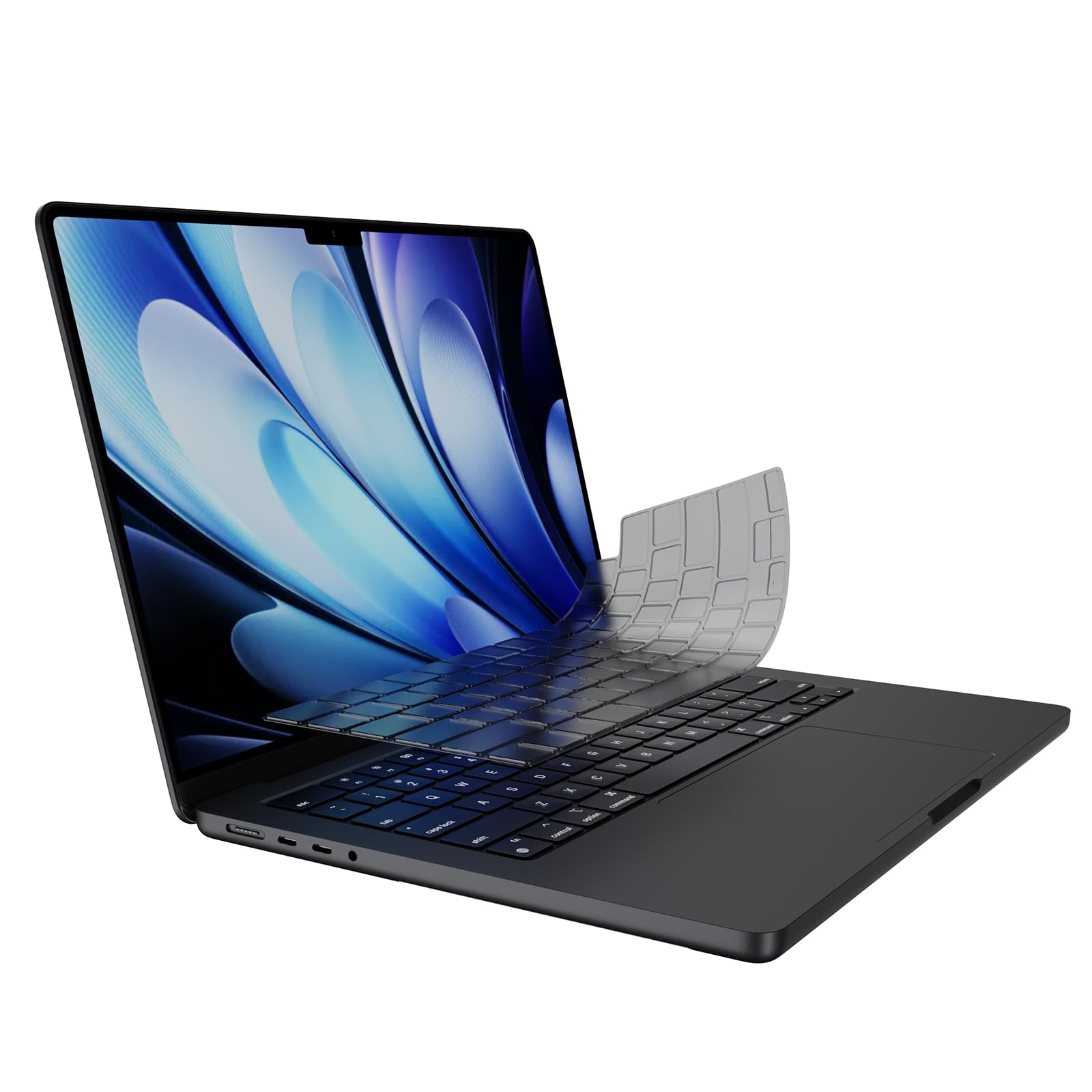 Photo 1 of Premium Keyboard Cover for MacBook Air 15"/13.6" M5 M4 M3 M2 (2026 2025–2022) & MacBook Pro 14"/16" M5 M4 M3 M2 M1 Pro/Max (2026 2025-2021) – US Layout