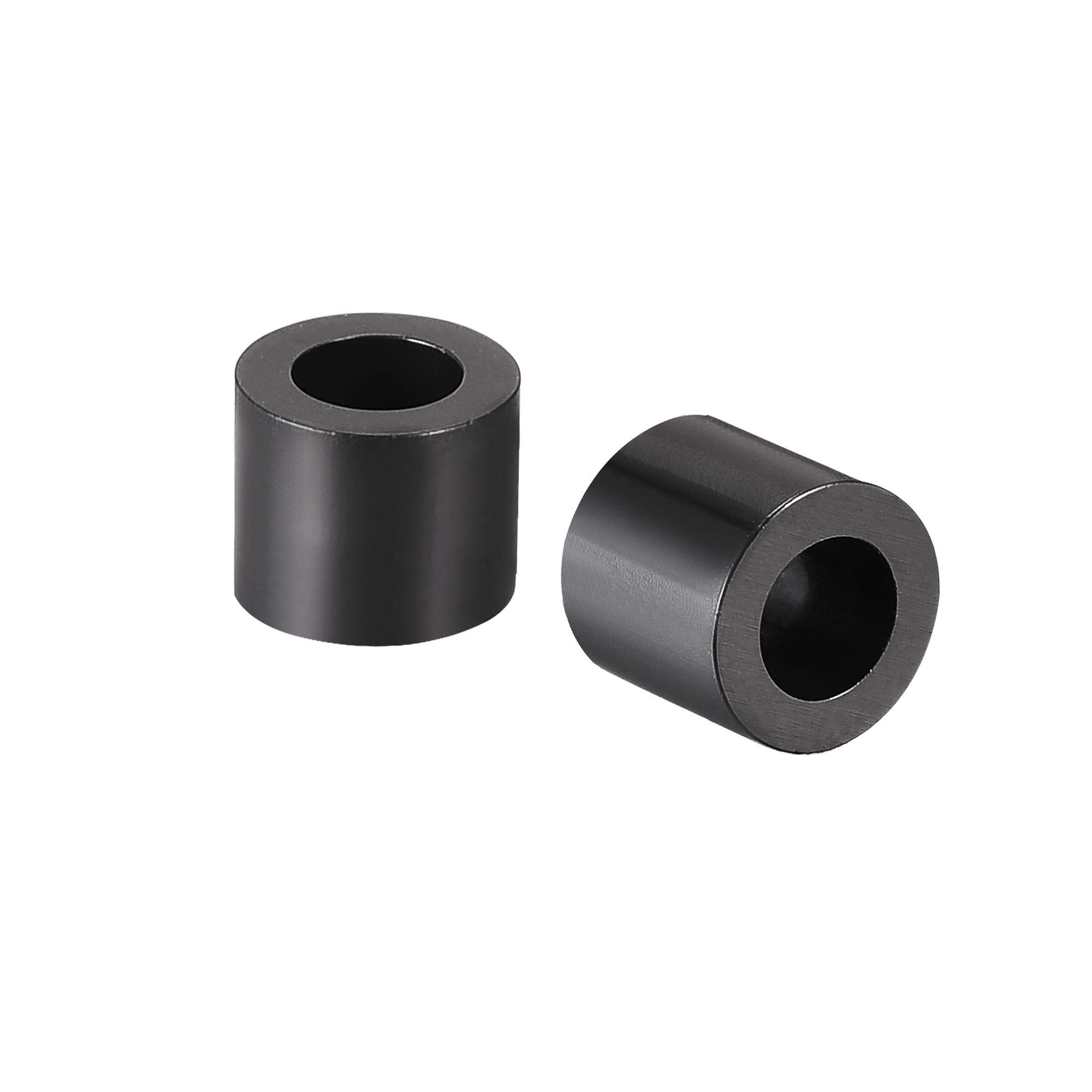 sourcing map Nylon Round Spacer Washer 4.2mm ID 7mm OD 6mm Height for M4 Screws Black 300Pcs