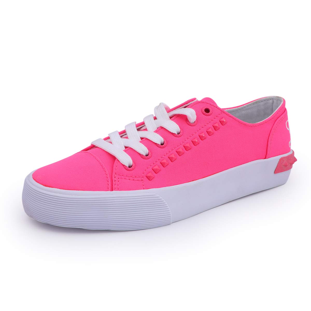 pink neon sneakers
