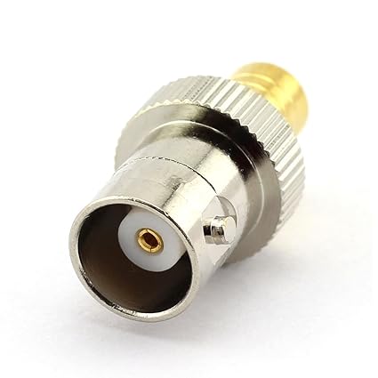 DGZZI 2-Pack BNC Female to SMB Female RF Coaxial Adapter BNC to SMB Coax