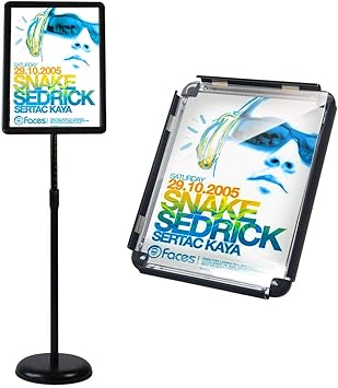 Amazon Com Huazi Floor Standing Sign Holder Pedestal Sign Stand