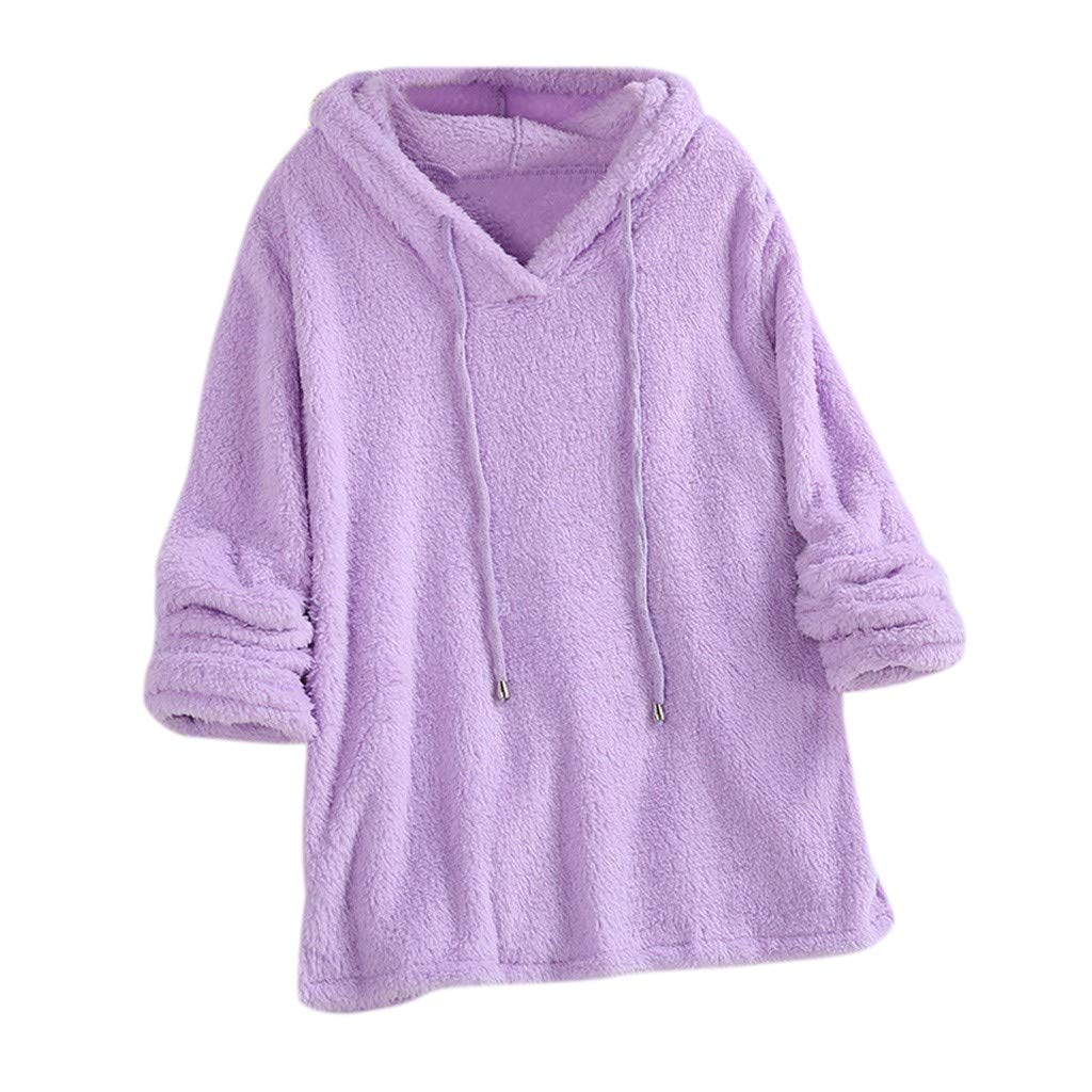 Teddy Bear Hoodie Women Kalorywee Oversized Sweatshirt Warm Fluffy