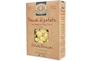 Rustichella d'Abruzzo Potato Gnocchi - 500g Traditional Italian Dumplings - Soft, Pillowy Texture - Cooks in Just 2 Minutes - Perfect for Hearty Sauces