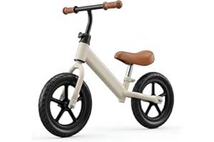 WISHCII Toddler Balance Bike 2 Year Old, Balance Bike for Ages 2-6 Years Old with 12 Inch-Wheels, Fender, Adjustable Seat and