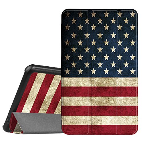 Fintie AT&T Trek 2 HD Case - Ultra Slim Lightweight SmartShell Cover with Auto Wake / Sleep Feature for AT&T Trek 2 HD 6461A / ZTE Trek 2 HD K88 8-inch 4G LTE Android Tablet,US Flag