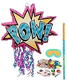 Superhero Girl Party Supplies - Pinata Kit