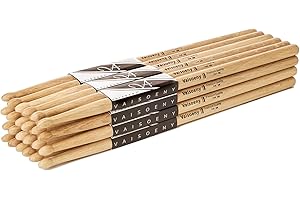 Vaisoeny Drum Sticks, 2B Drumsticks, Classic Oak Wood Drumsticks for Drums, Professional Musical Instrument Percussion Access