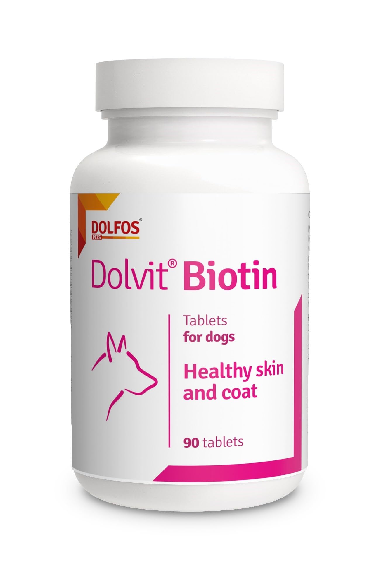 Dolvit Biotin 90 tablets Vitamins Minerals Healthy Skin and Shiny Coat for Dogs