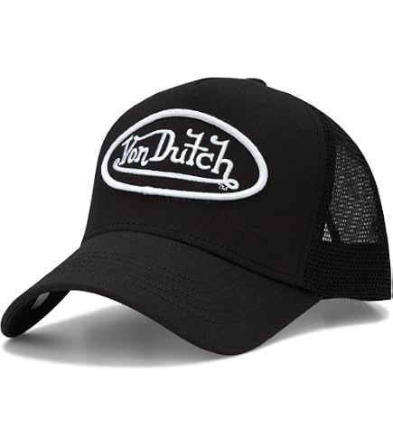 Von Dutch Unisex Velvet Trucker Hat, Curved Bill, Mesh Back  display picture 1