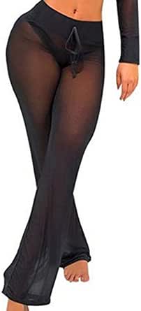 Women's Beach Sheer Mesh Legging Pant 