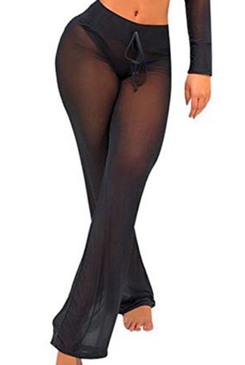 Women's Beach Sheer Mesh Legging Pant 