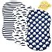 Bassinet Bed Sheets – Premium Bassinet Fitted Sheet for Halo, Mika Micky, Maxi Cosi & Others - 4 Pack 100% Jersey Knit - Bassinet Bedding for Standard Size Oval or Halo Bassinet Pads for Boys & Girls