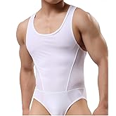 BRAVE PERSON Men's Figure-Shape Bodysuits Elastic Workout Clothes Swimwear, Fitness, Cycling 2241