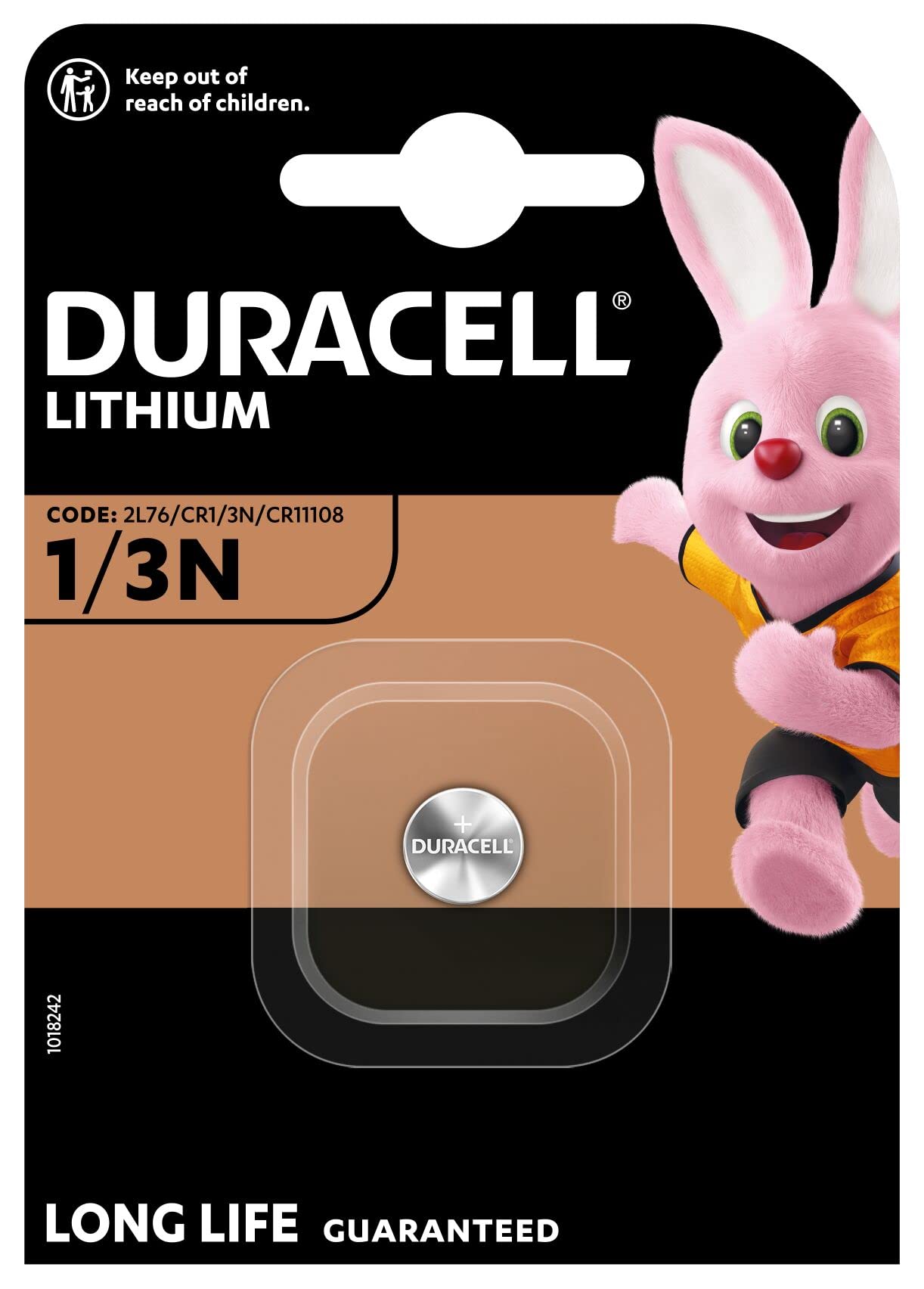 Duracell DL 1/3 N - CR1/3N Li Battery for Photo Equipment