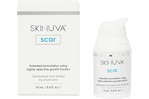 Skinuva® Next Generation Scar Cream - Advanced Scar Cream Formulated with Growth Factors (0.5 oz)