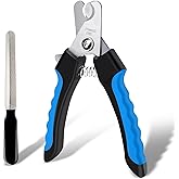 Dog Nail Clippers, Dog Nail Clippers and Trimmer with Safety Guard to Avoid Over Cutting for Medium Large Breeds